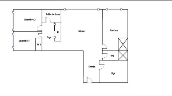 Appartement à vendre 3 pièces 71 m² Paris 13