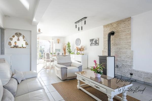 Maison à vendre 5 pièces MANTES LA VILLE (78)130m²-4 chambres-1153m²-garage-sous-sol-dépendance.