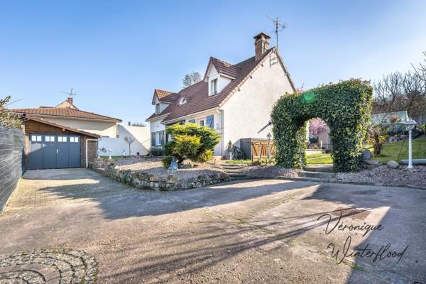 Maison à vendre 5 pièces MANTES LA VILLE (78)130m²-4 chambres-1153m²-garage-sous-sol-dépendance.