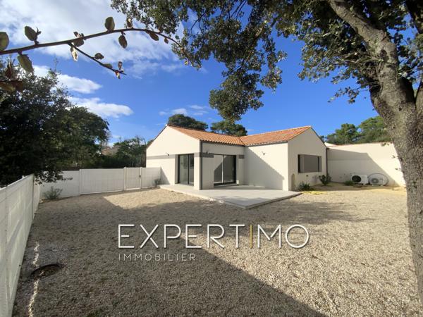 EXCEPTIONNEL à JARD-SUR-MER : Maison neuve de plain-pied T5 de 86 m² à 50 m du Port et à 200 m de la plage