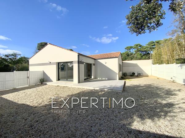 EXCEPTIONNEL à JARD-SUR-MER : Maison neuve de plain-pied T5 de 86 m² à 50 m du Port et à 200 m de la plage
