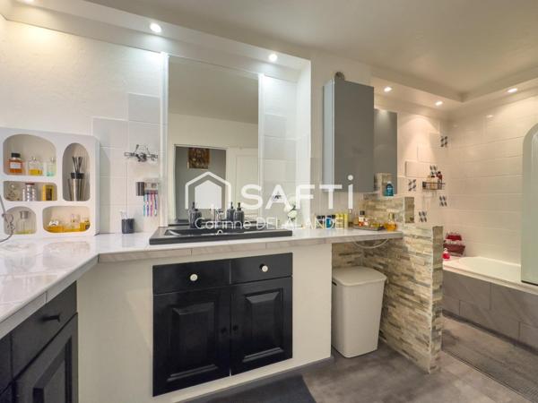 Grand appartement 88m2+garage+2 caves+terrasse