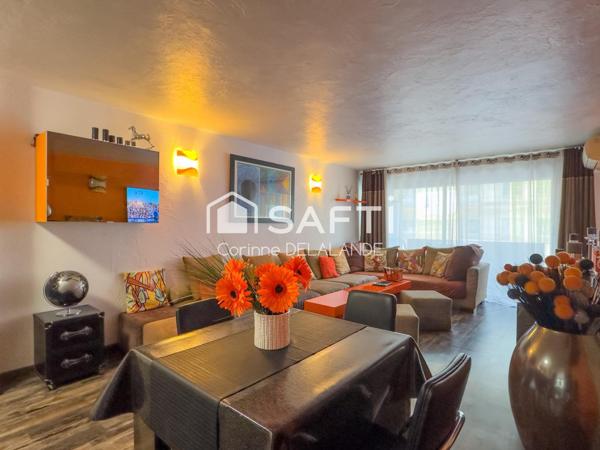 Grand appartement 88m2+garage+2 caves+terrasse