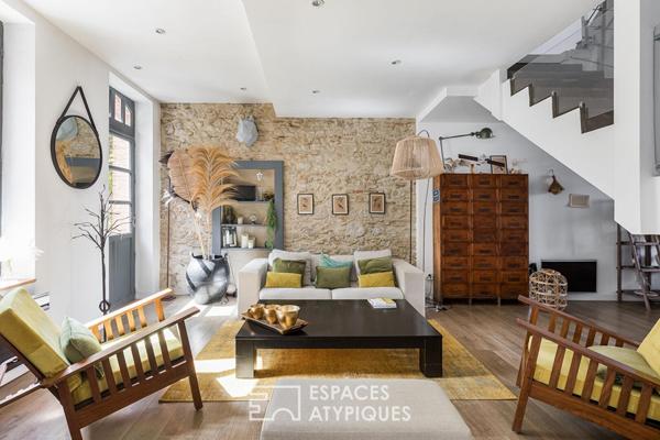 Maison de ville aux volumes contemporains à Villefranche-de-Lauragais