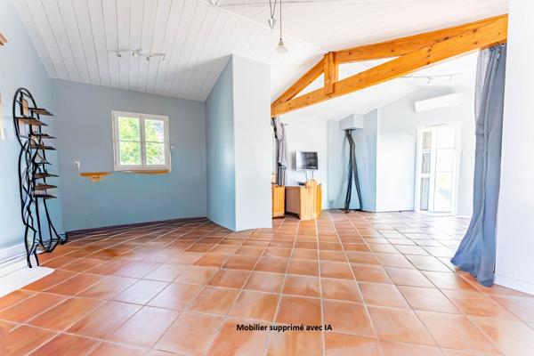 Maison avec 3 chambres, jardin et climatisation en location à l'année au Bois Plage / Le Bois Plage