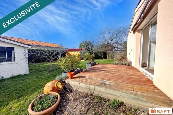 Belle appartement en rez de jardin clos de 328 m²