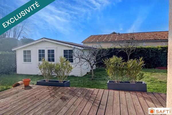 Belle appartement en rez de jardin clos de 328 m²