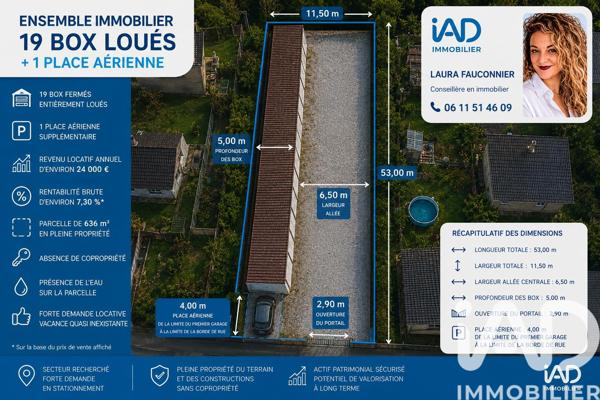 Parking à vendre 265 m² Aulnay-sous-Bois