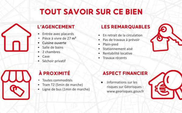 Appartement à vendre    3 pièces • 68 m2 Chenôve