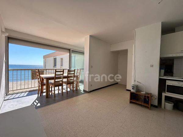 Appartement à vendre 2 pièces PALAVAS LES FLOTS (34) PREMIÈRE LIGNE – T2 TRAVERSANT – VUE MER EXCEPTIONNELLE – ACCÈS DIRECT PLAGE