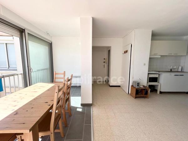 Appartement à vendre 2 pièces PALAVAS LES FLOTS (34) PREMIÈRE LIGNE – T2 TRAVERSANT – VUE MER EXCEPTIONNELLE – ACCÈS DIRECT PLAGE