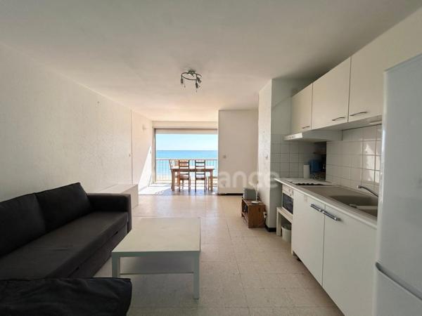Appartement à vendre 2 pièces PALAVAS LES FLOTS (34) PREMIÈRE LIGNE – T2 TRAVERSANT – VUE MER EXCEPTIONNELLE – ACCÈS DIRECT PLAGE