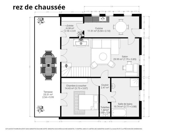 Vente Maison 4 pièces 106 m2 à Le Buisson-de-Cadouin