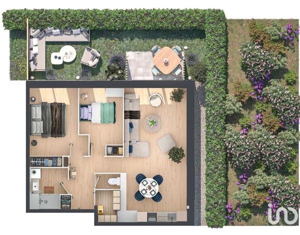 Appartement 3 pièces de 68 m² à La Gacilly (56200)