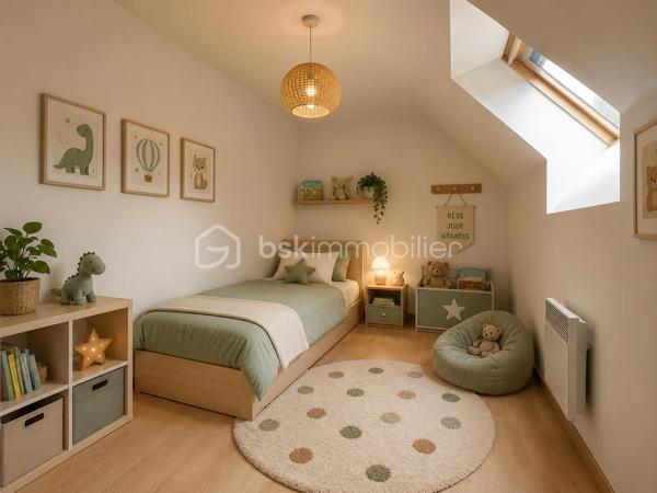 À Cesson bourg , dans un environnement calme et en bout d’impasse, cette maison familiale d’environ 90m² saura vous séduire par sa fonctionnalité. Elle bénéficie d’un emplacement privilégié, proche de toutes les commodités : écoles, commerces, transports.

Elle dispose d’une entrée, d’un WC, d’une salle de bain ainsi que d’un  vaste séjour avec poêle à bois  et sa cuisine ouverte de 45m2  donnant accès à la terrasse et au jardin bien exposé sans vis à vis .

À l’étage, la partie nuit se compose de trois chambres confortables , pensées pour accueillir une famille. 


Un garage attenant et possibilité de garer son véhicule au sein de propriété, apportant praticité  et espace de rangement supplémentaire.

Pour votre confort, cette maison dispose d’un ballon alimenter par des panneaux solaire.Très bonne isolation, DPE C, double vitrage et la possibilité de faire le tour de la maison sur un côté .  

Une visite s’impose !!! Produit rare sur ce secteur !!