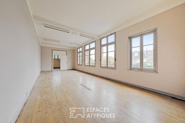 Appartement à rénover avec parc commun