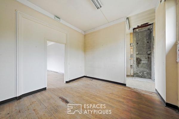 Appartement à rénover avec parc commun