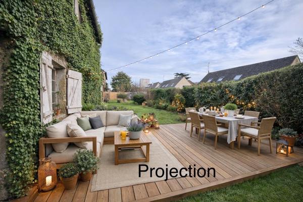 Maison de charme individuelle vivable de plein pied