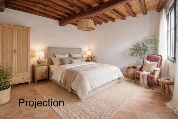 Maison de charme individuelle vivable de plein pied