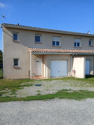 Maison T4 mitoyenne avec jardin et garage