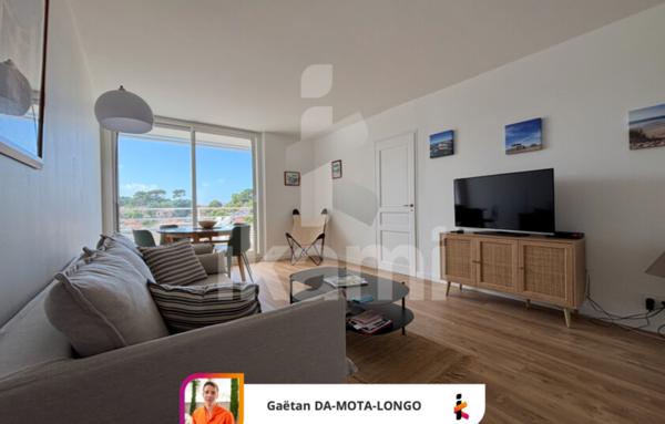 T3 lumineux vue sur Arcachon   62 m2   Balcon, cuisine récente   Charges avec chauffage et eau froide