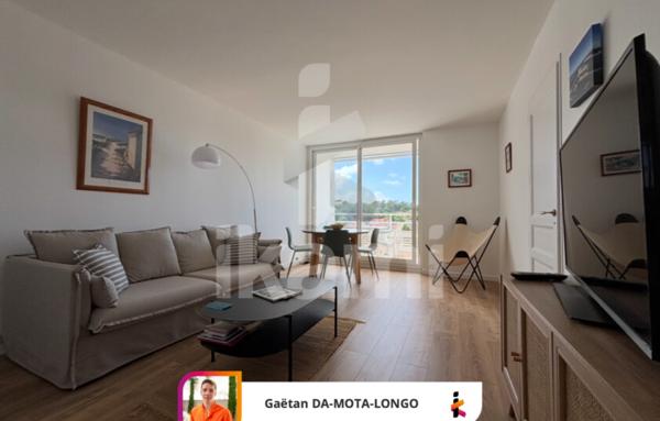 T3 lumineux vue sur Arcachon   62 m2   Balcon, cuisine récente   Charges avec chauffage et eau froide