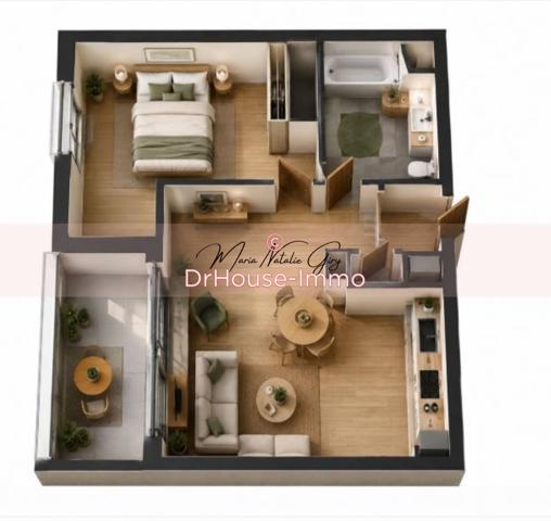 Appartement à vendre 2 pièces de 44 m²