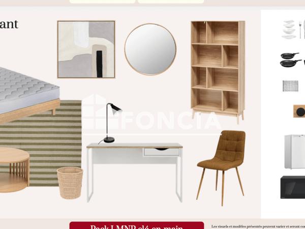 Location Studio meublé 19.6 m² - Le Mans 72000