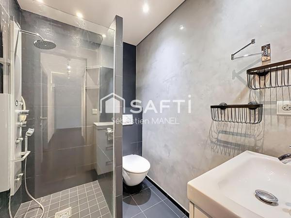 Attique lumineux, terrasse, vue Salève