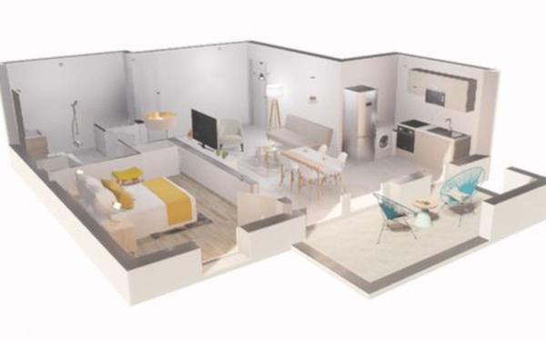 Appartement à vendre    2 pièces • 43,52 m2 Dijon