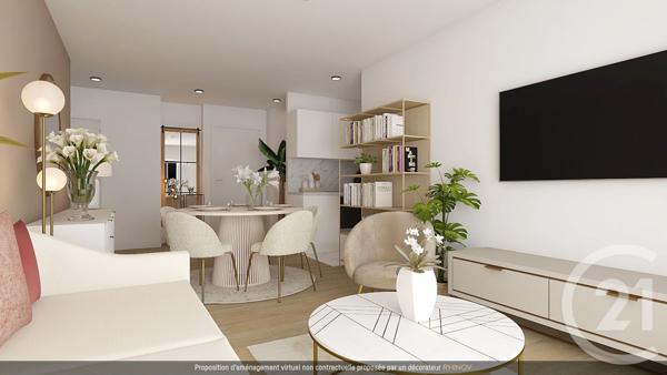 Appartement T3 à vendre  3 pièces - 57,25 m2 PARIS - 75015