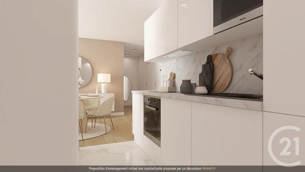 Appartement T3 à vendre  3 pièces - 57,25 m2 PARIS - 75015