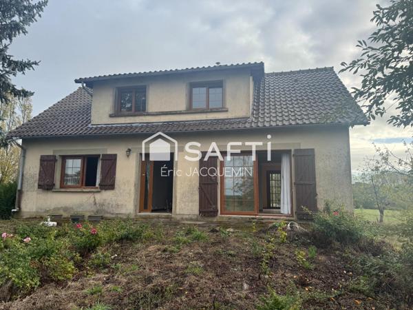 WALY 55250, Pavillon de plain-pied non mitoyen sur sous-sol.