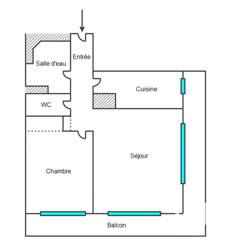 Appartement à vendre 2 pièces 44 m² Cagnes-sur-Mer