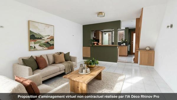 DARNÉTAL – MAISON DE VILLE RESTAURÉE AVEC COUR – PROCHE ROUEN ET CHU