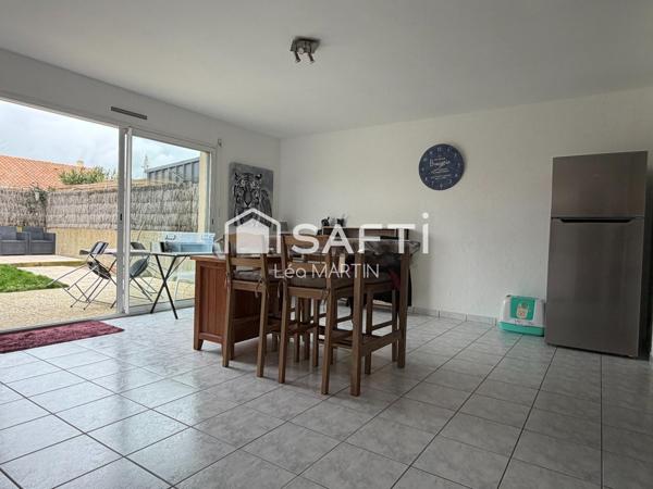 Pavillon plain pied - 75m2 - 2 chambres - garage