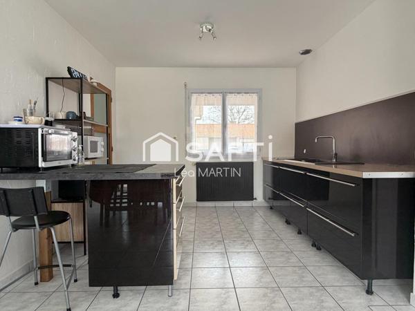 Pavillon plain pied - 75m2 - 2 chambres - garage