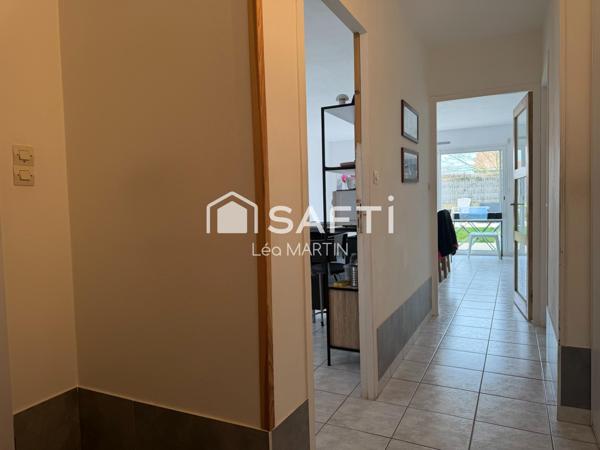 Pavillon plain pied - 75m2 - 2 chambres - garage