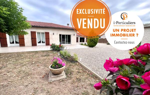 Maison plain-pied 113 m2 avec double garage