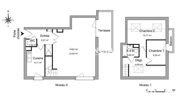 Location Appartement 3 pièces 76.42 m² - Arpajon 91290