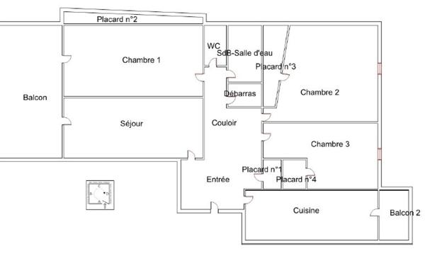 Appartement à vendre    4 pièces • 90,07 m2 Nice