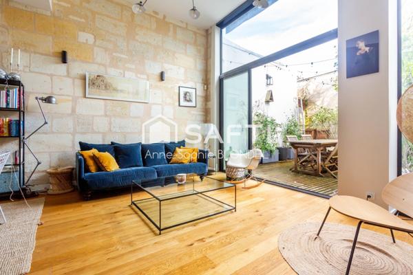 LE BOUSCAT PARC BORDELAIS Maison en pierre 3 chambres, bureau et terrasse