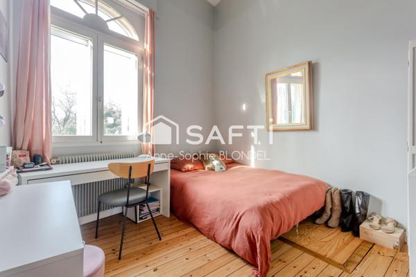 LE BOUSCAT PARC BORDELAIS Maison en pierre 3 chambres, bureau et terrasse