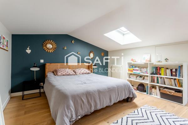 LE BOUSCAT PARC BORDELAIS Maison en pierre 3 chambres, bureau et terrasse