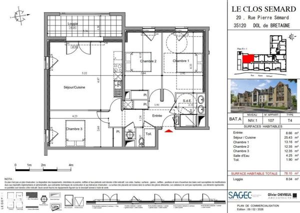 APPARTEMENT T4 CENTRE VILLE