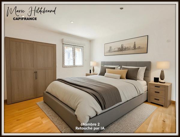 Maison de village rénovée à Lamagistère 115m² - terrasse 60m²