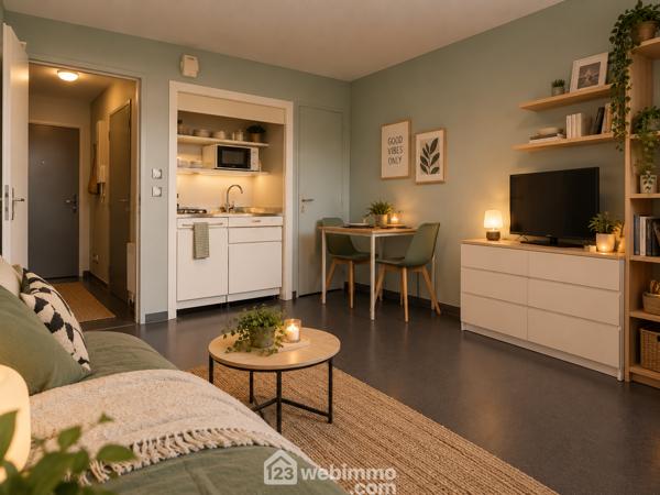 Appartement 23.35 m² à Saint-Benoît 86280