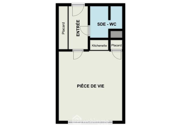 Appartement 23.35 m² à Saint-Benoît 86280