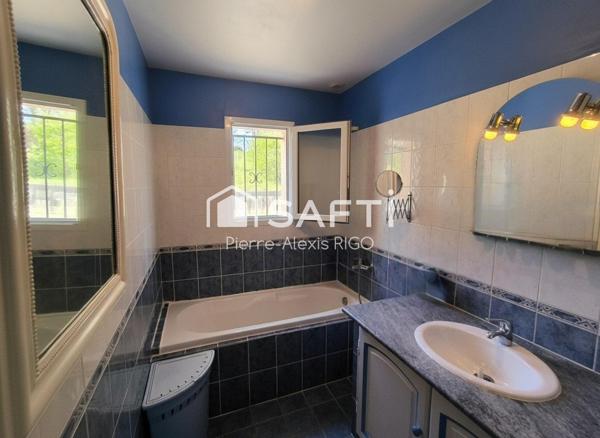 Maison plain-pied 91m², terrain 2501m²