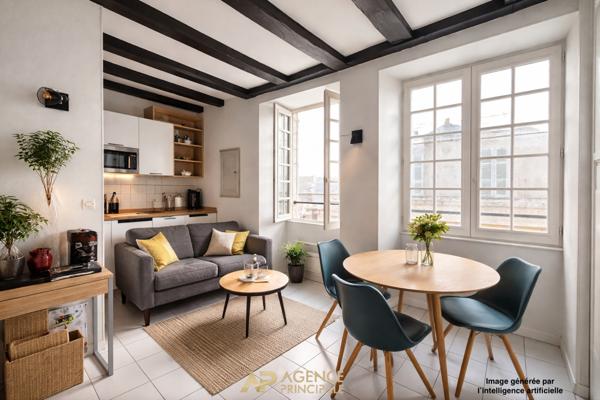 Appartement T2 meublé en plein coeur du centre-ville de La Rochelle €156 000 ** - Référence FB692D